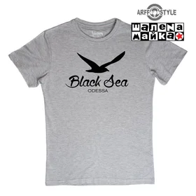 Прикольные футболки: Черное море - Одесса - Чайка